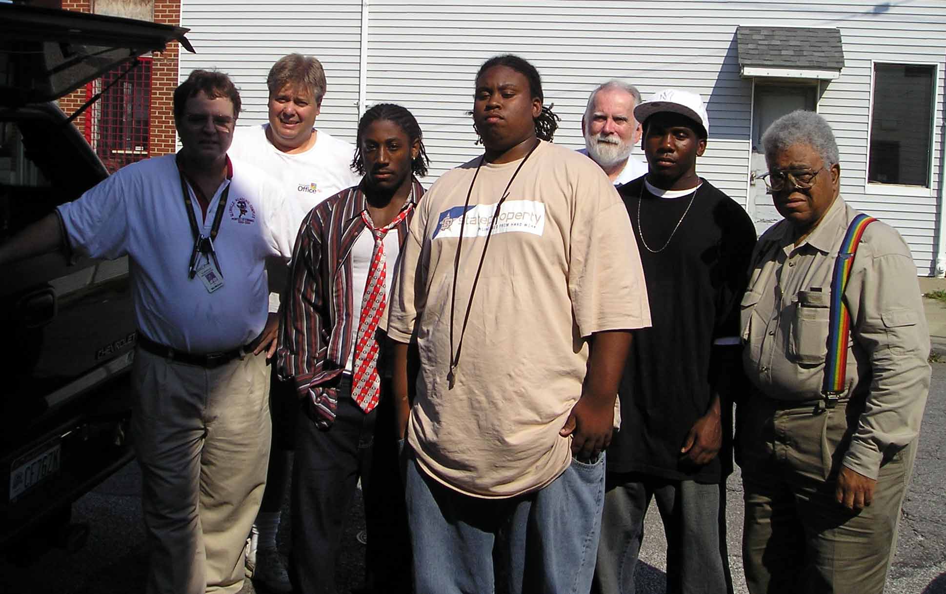 CAP volunteers load a truck